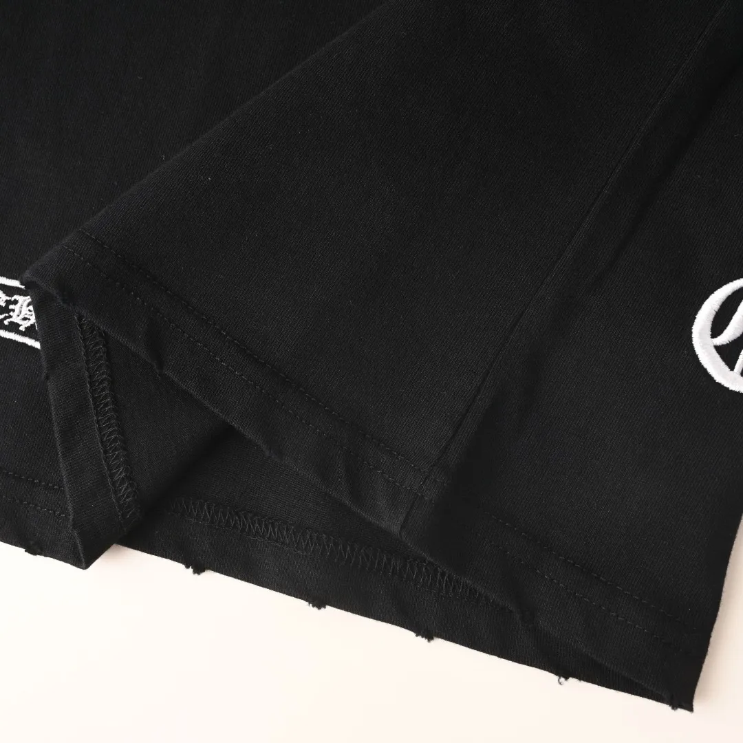 150 CHROME HEARTS/ T Original 100% ➕ ➕3D ➕ ：Black White Size：S-XL